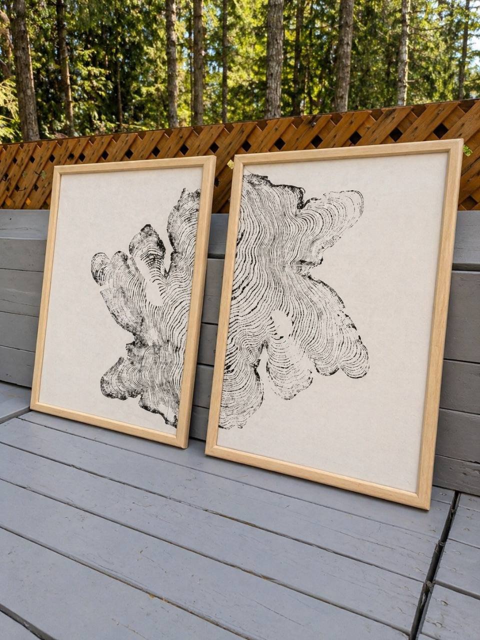Mirror Cedar Diptych thumbnail 3