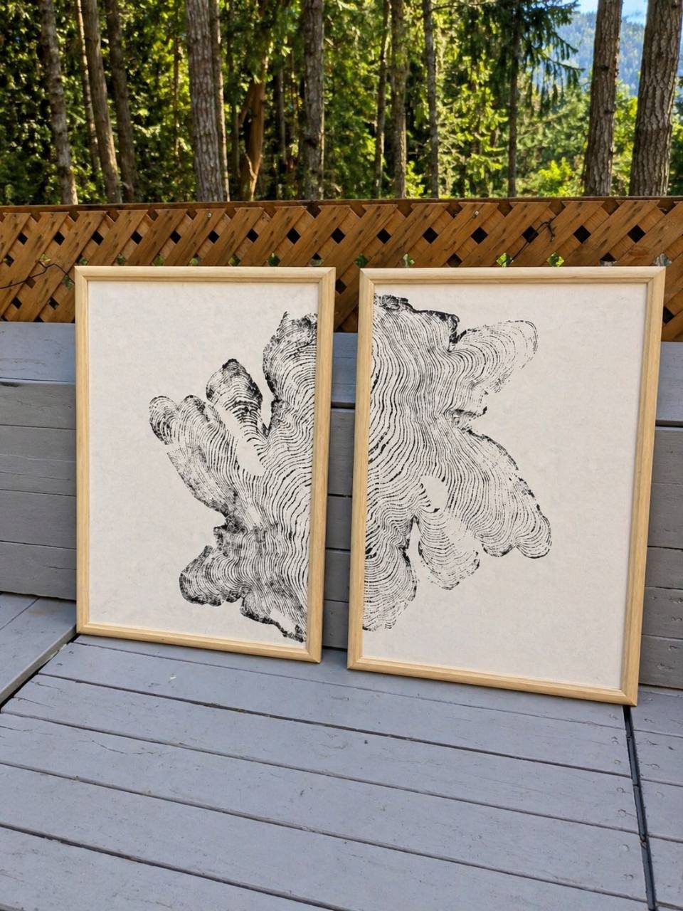 Mirror Cedar Diptych thumbnail 2